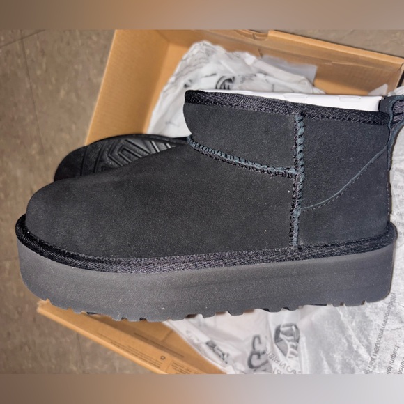 UGG Kids Classic Black Boots